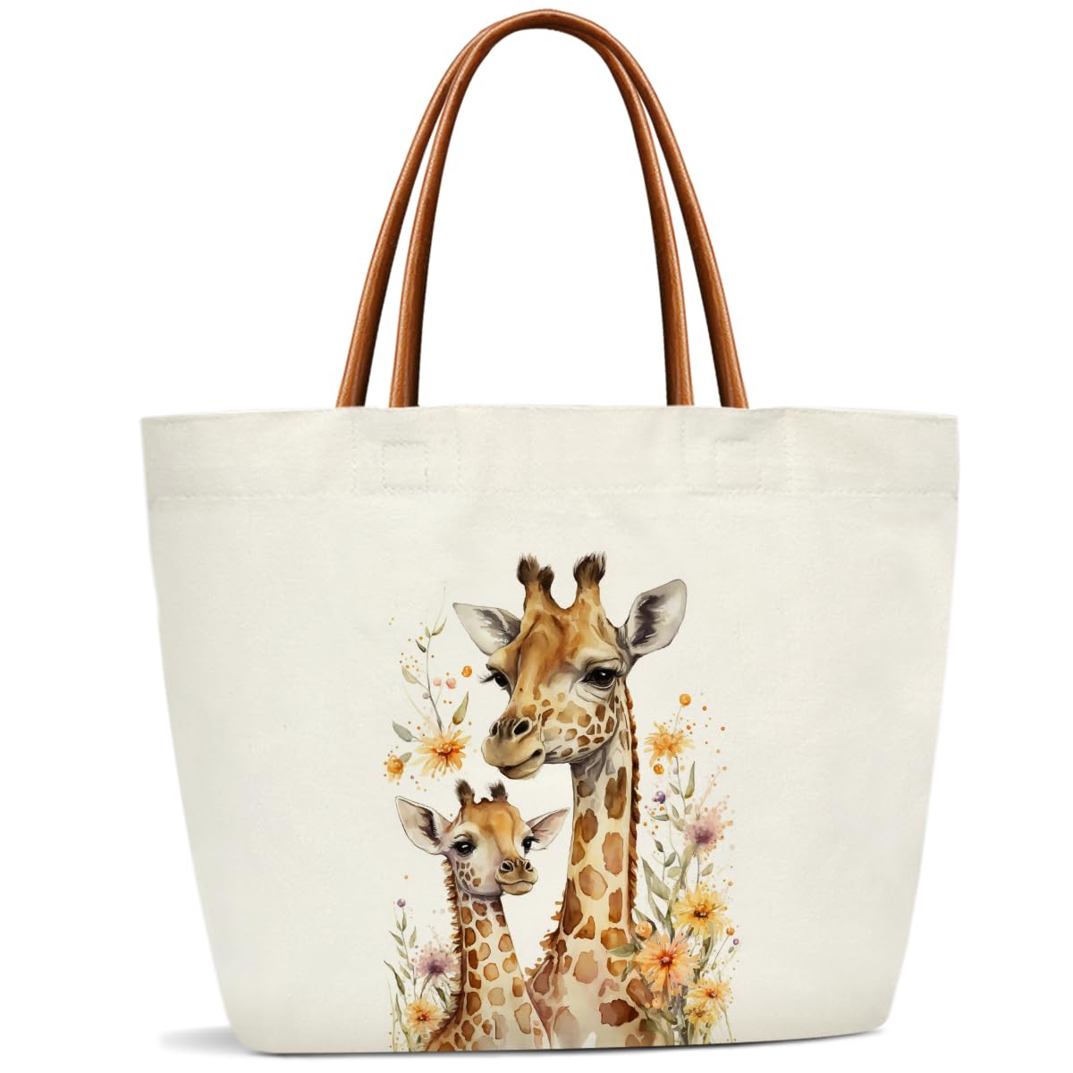 ZEDEV bolso tote jirafa con diseño doble cara para estilo versátil.