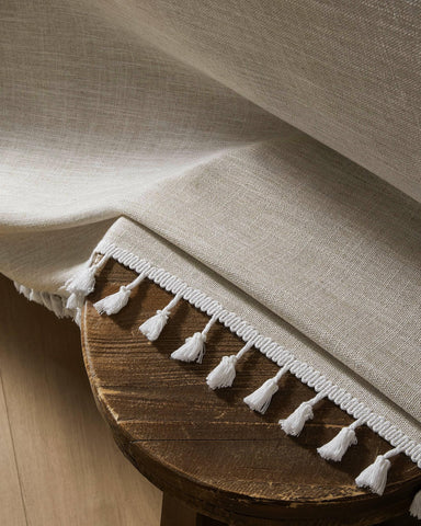 Mantel ZeeMart para comedor, aporta calidez y textura natural