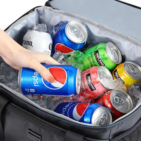 ZEEMO bolsa térmica suave 19 L mantiene bebidas frías por horas.