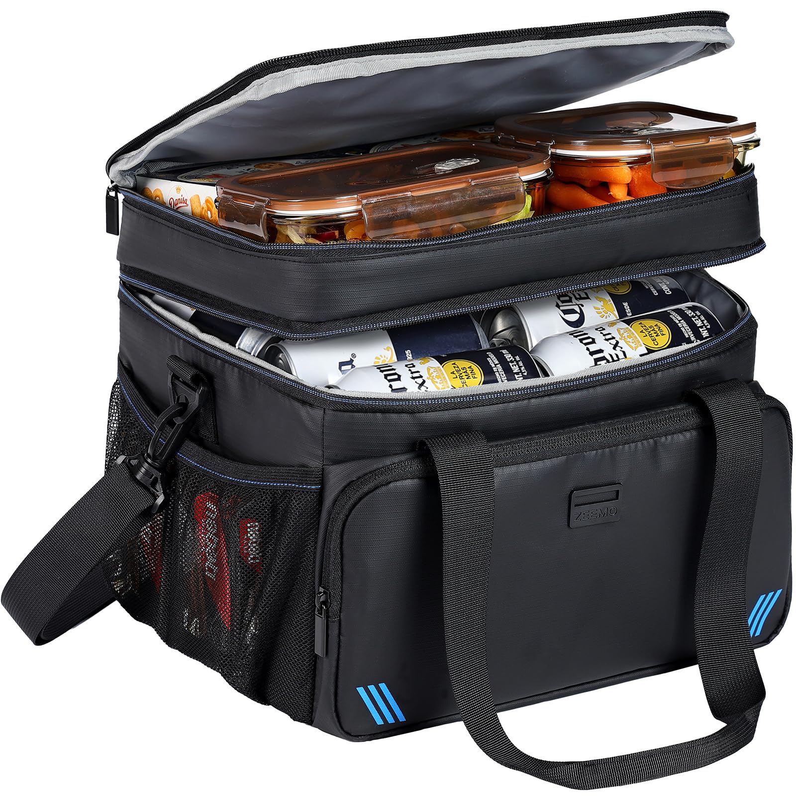 ZEEMO bolsa térmica suave 19 L para comidas y bebidas, capacidad principal.