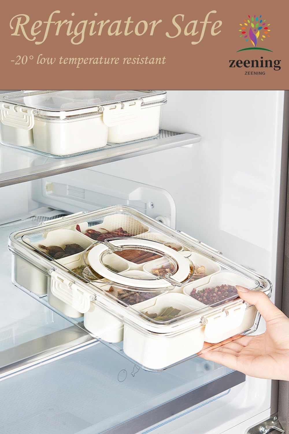 ZEENING accesorio portátil con mango, cómodo para viaje y día de campo.