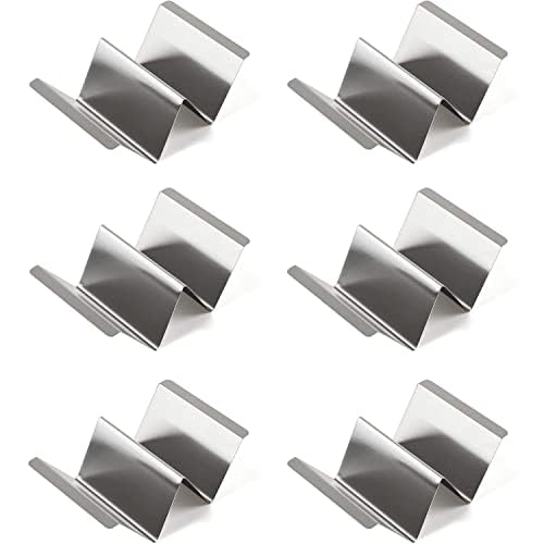Soportes para tacos Zeeooil, juego de 6, para servir con orden y estilo.