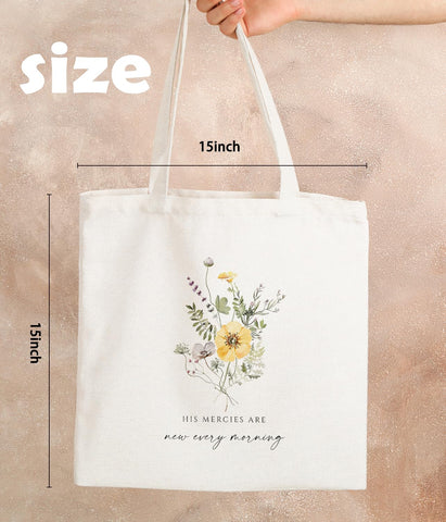 Bolsa tote Zeghk de lona duradera, ligera y resistente