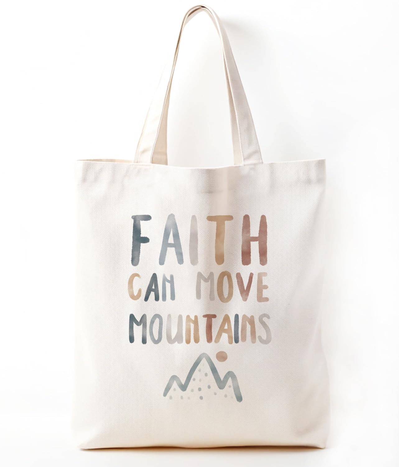 Zeghk Tote Cristiana vista frontal, ideal para uso diario y estilo sostenible.