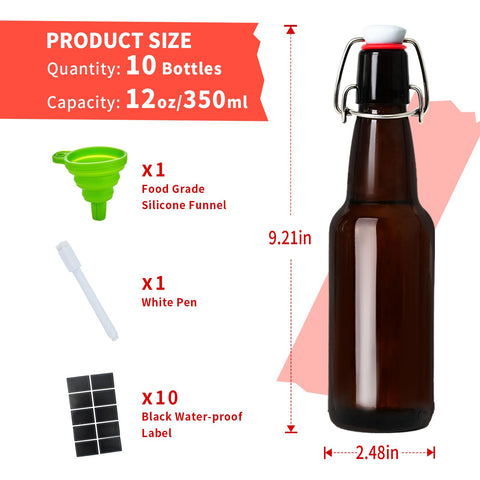 Tapa swing de Zelomithe en primer plano, junta hermética para fermentación sin fugas.
