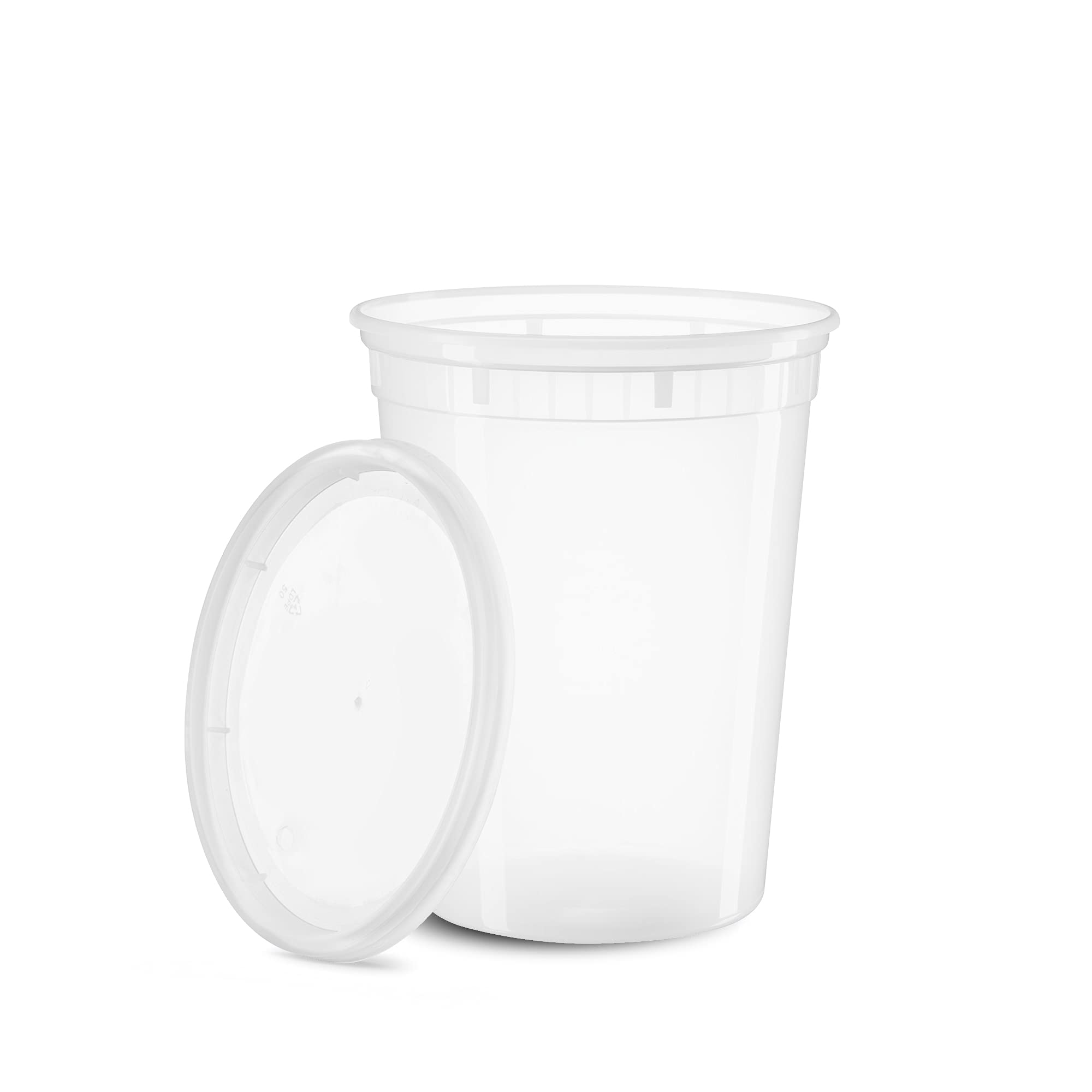 Zeml contenedores para charcutería 32oz apilados: ahorro de espacio y organización.