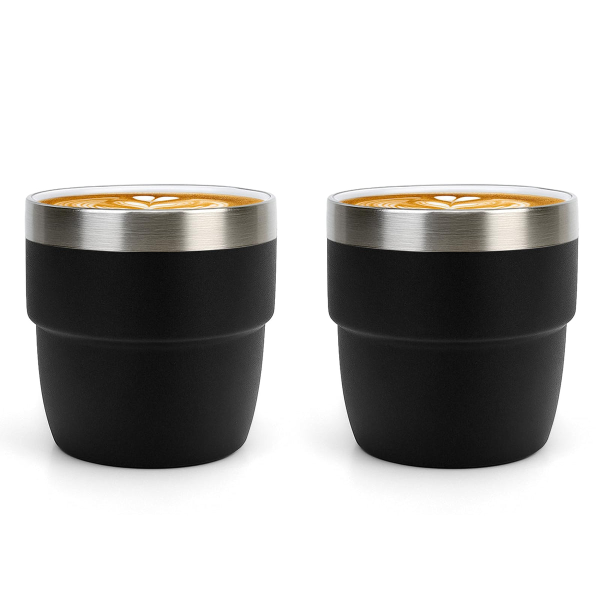 Zenbo tazas expreso 4oz interior cerámico: sabor puro sin metal