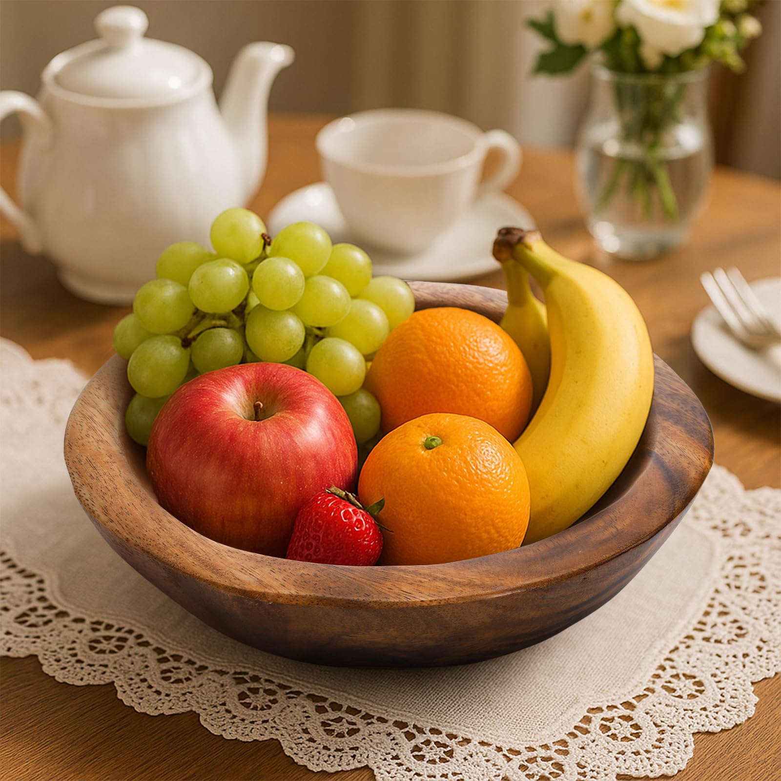 Bandeja ZENFUN para servir frutas en reuniones.