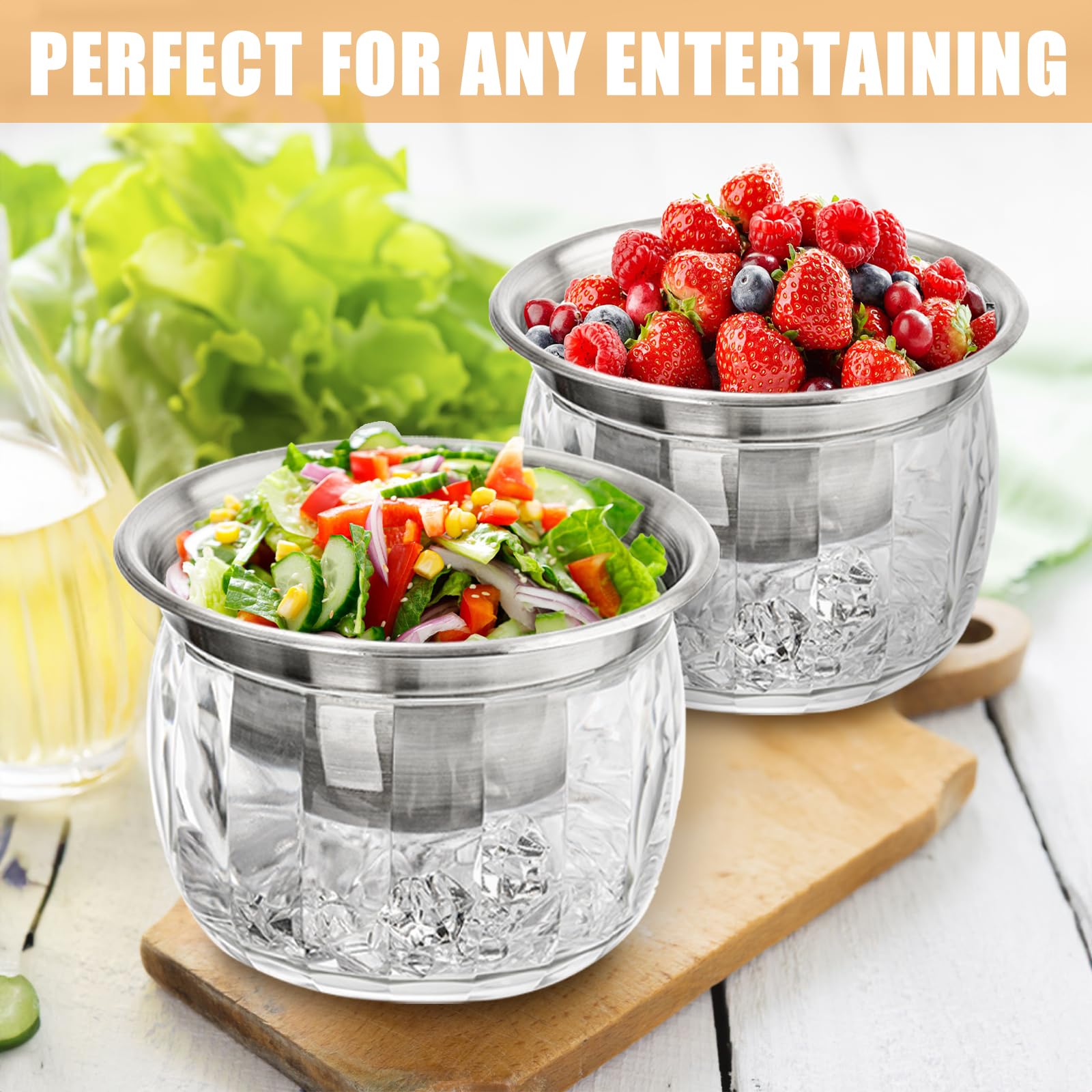 ZENFUN: diseño elegante para servir ensaladas frías y dips en fiestas