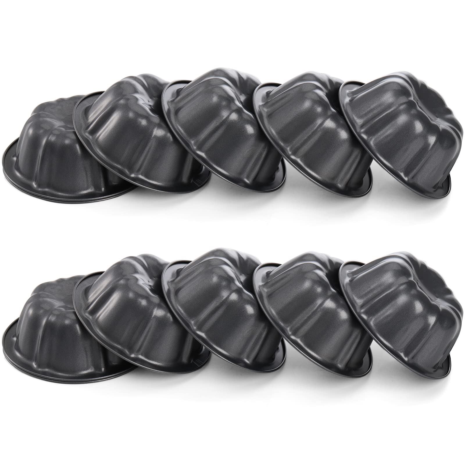 ZENFUN moldes mini flan aptos para pastelitos y postres variados.