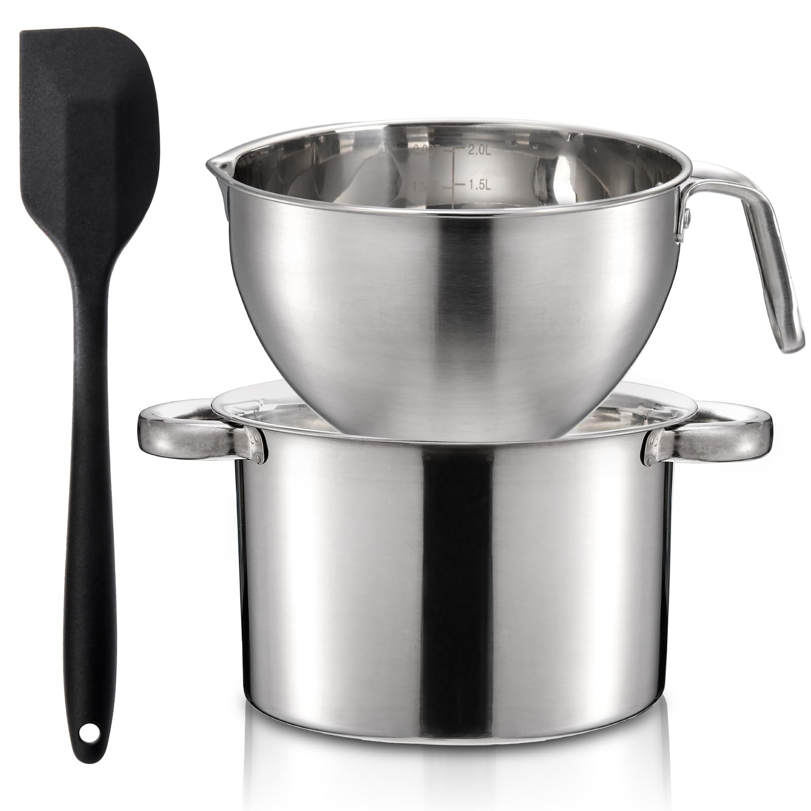 ZENFUN olla doble baño María para derretir chocolate y otros ingredientes.