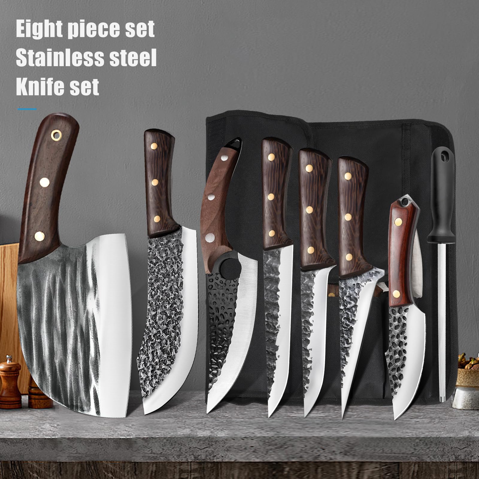 Cuchillo ZENG multiusos 8,18 pulgadas para tareas diarias