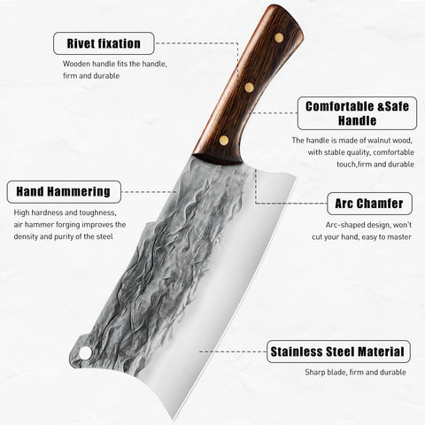 Cuchillo ZENG de utilidad para cortes versátiles en la cocina.