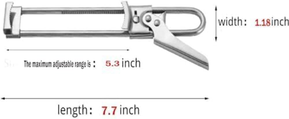 Dimensiones-19cm-3.3cm zengxiaoyun abre-latas-frascos con soporte estable.