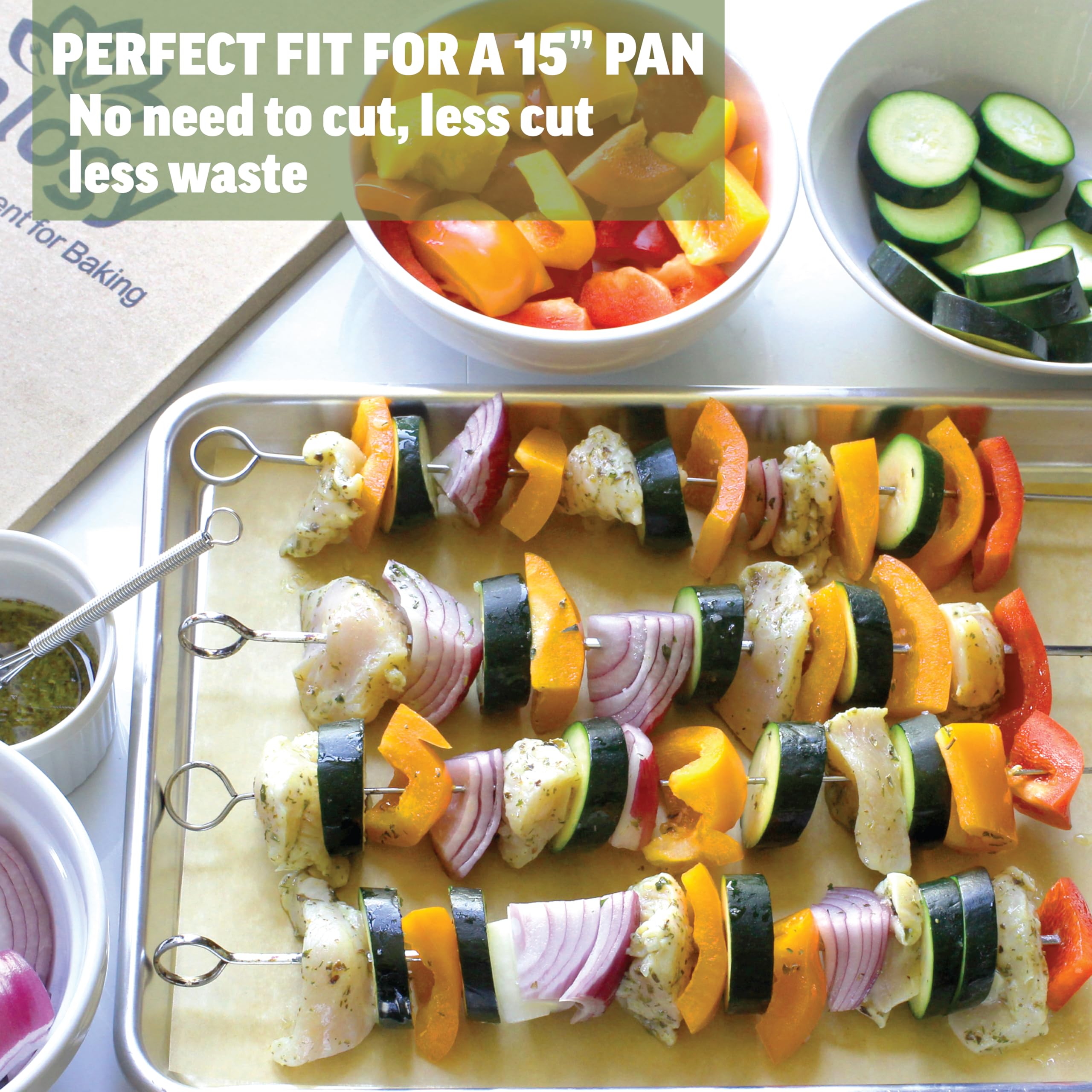 Papel de hornear profesional Zenlogy para cocinas con resistencia.