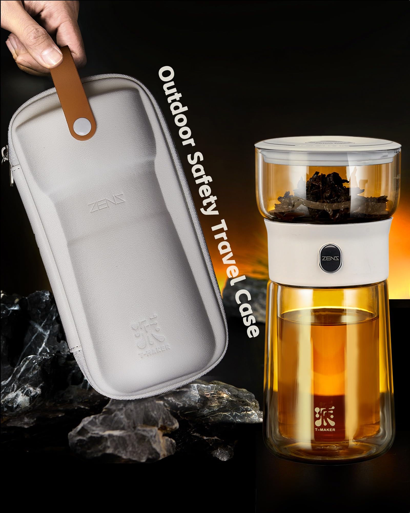 ZENS caja regalo elegante, perfecto para amantes del té