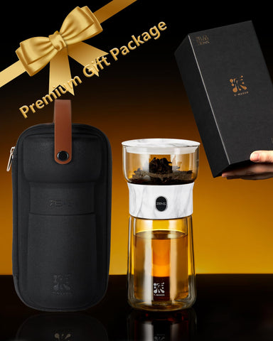 Empaque regalo ZENS elegante para amantes del té.