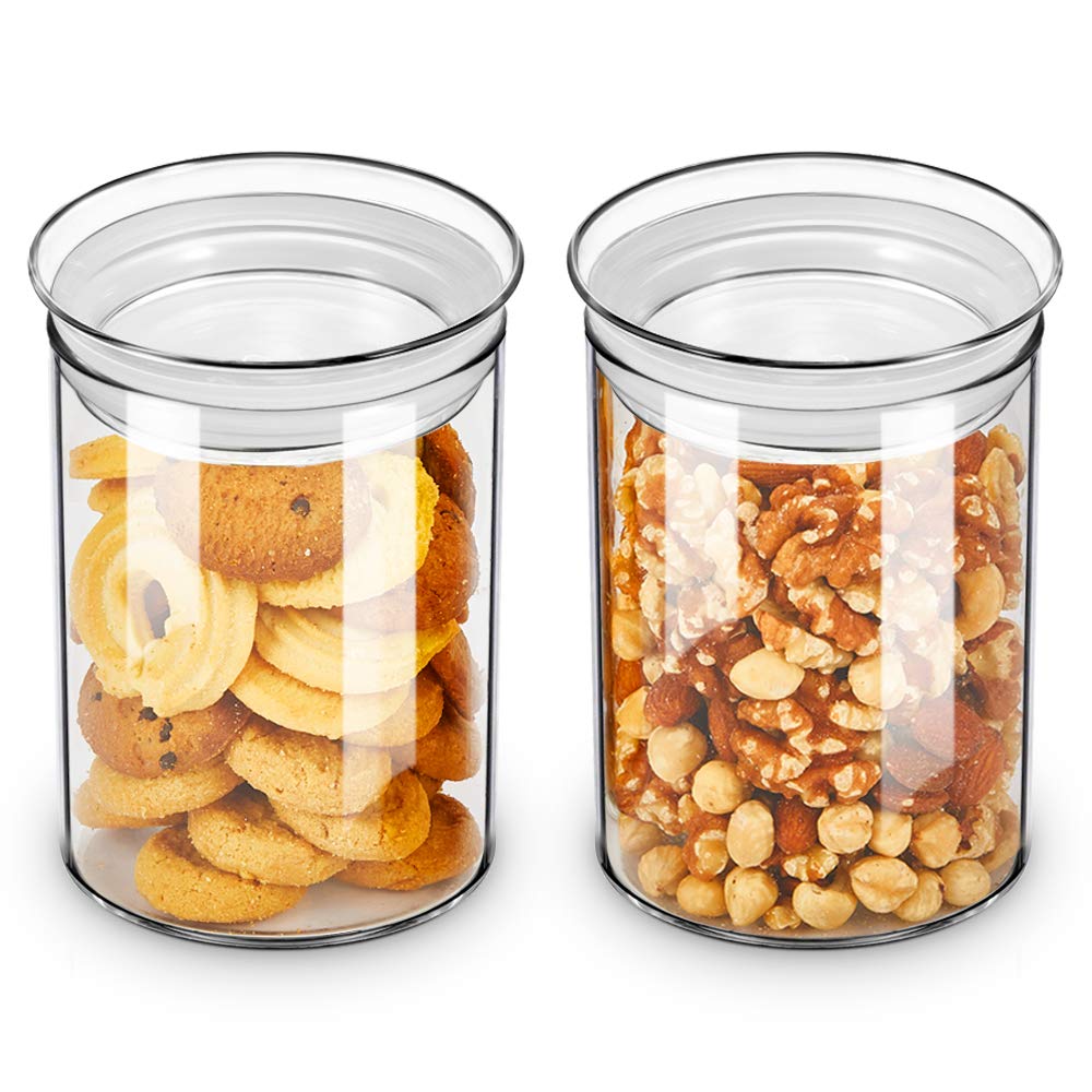 Frascos ZENS 27oz con tapa hermética para conservar alimentos secos