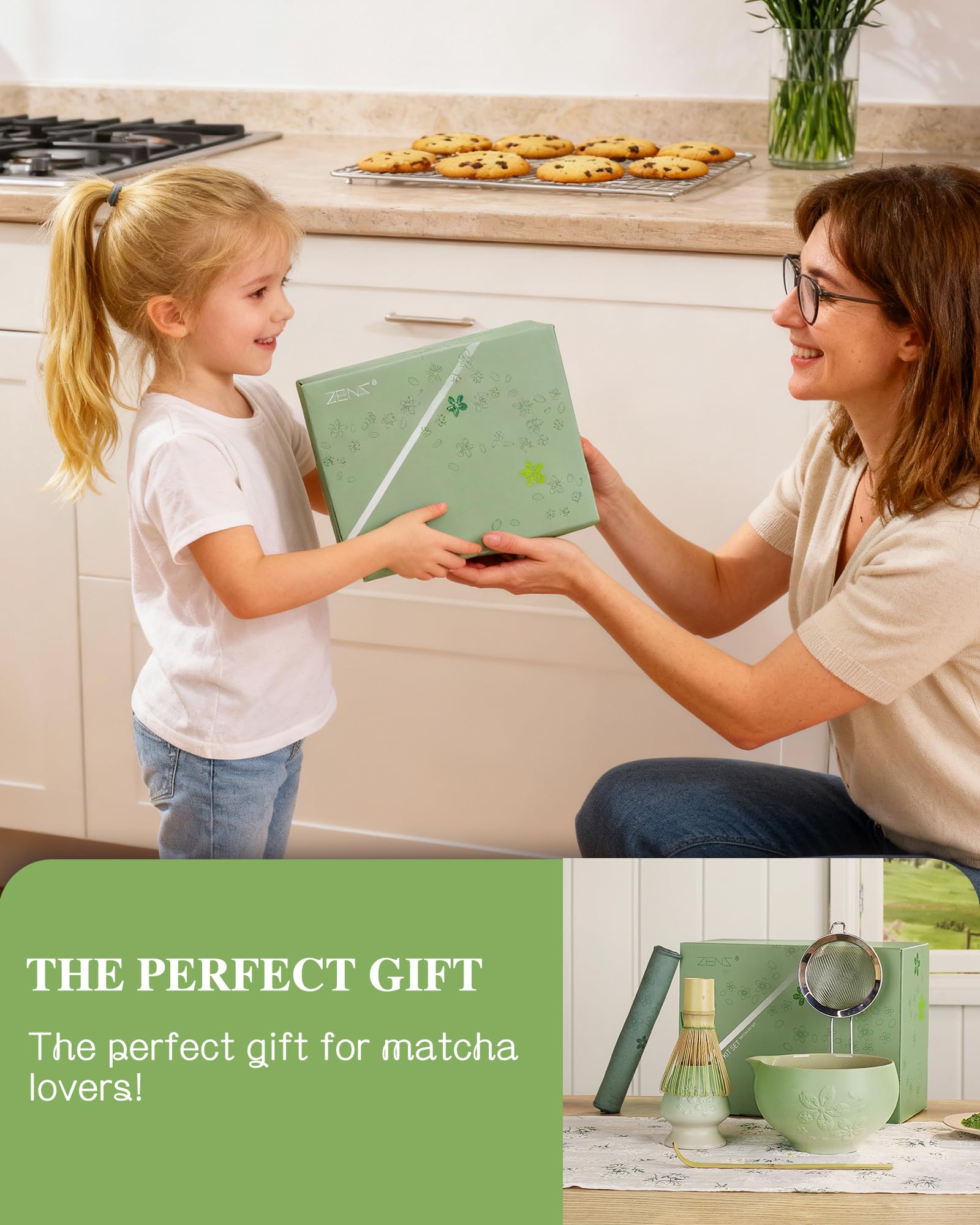 Kit de matcha ZENS seis piezas para iniciar tu ritual