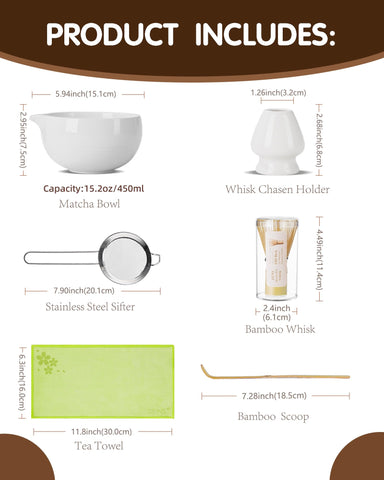 Caja regalo ZENS elegante para amantes del matcha
