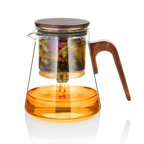 Tetera ZENS con tapa imantada para control preciso de la infusión