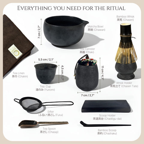 ZENSO cuenco ceremonial para batir y servir matcha