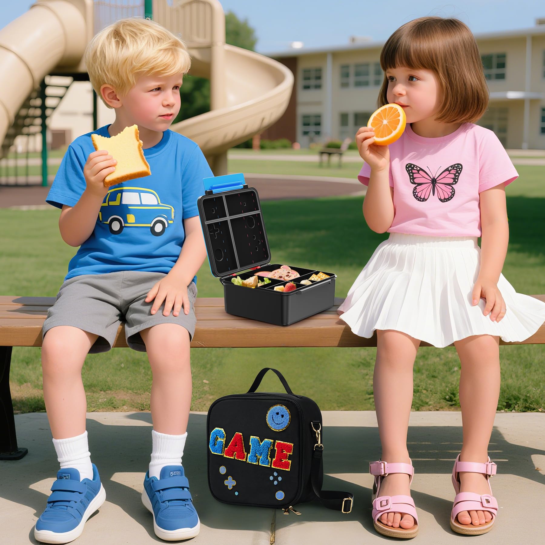 Zenvory diseño tipo Bento para comer divertido en escuela o viaje