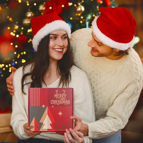 Calcetines navideños ZEOSHOW, cómodos y festivos para usar en casa.