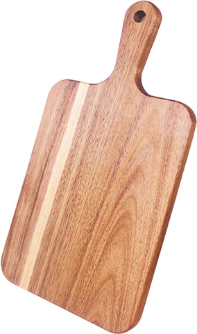 ZeQi: charcutería tabla acacia, ideal para presentar quesos y embutidos.