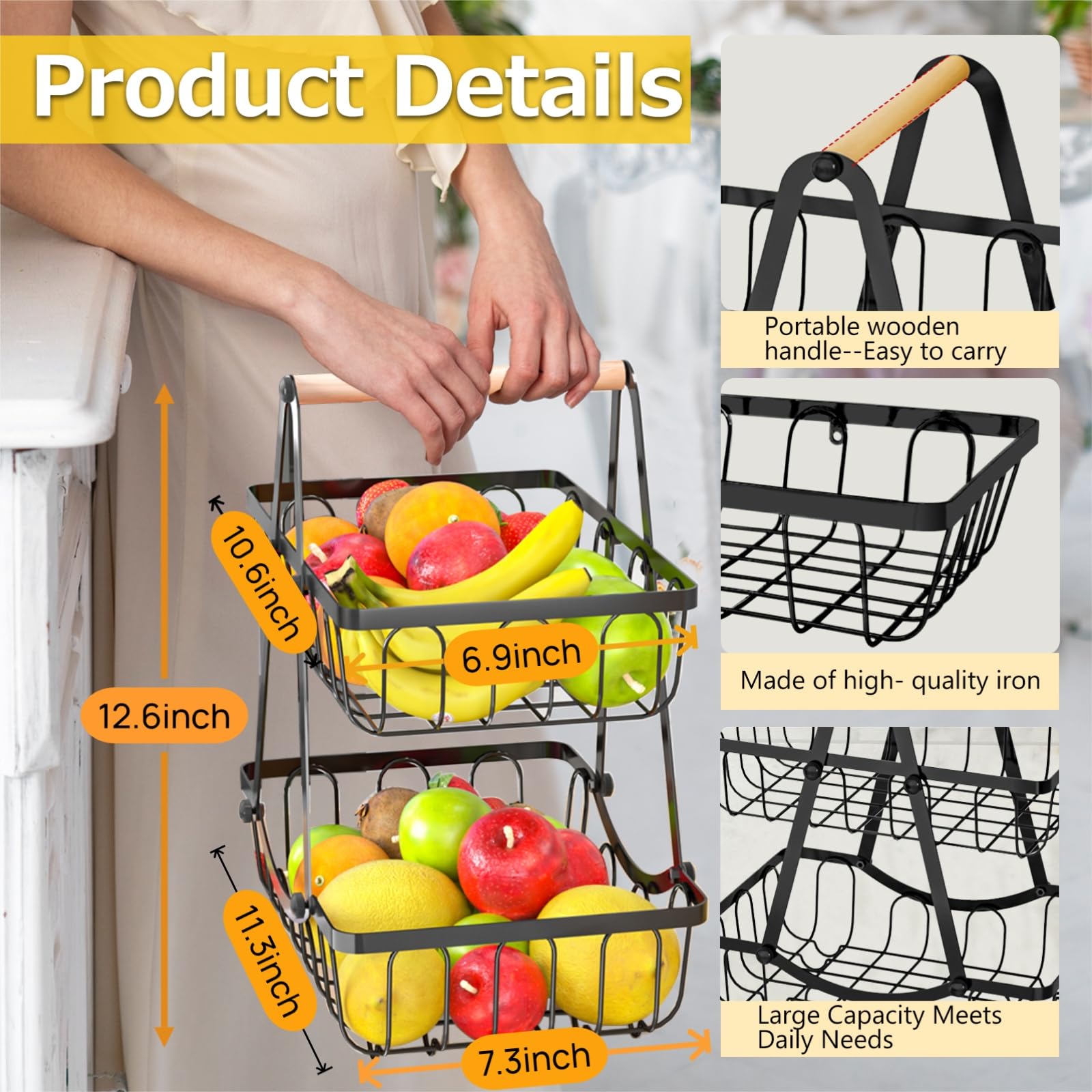 Zeroluxe: diseño ventilado que favorece la circulación de aire alrededor de frutas.