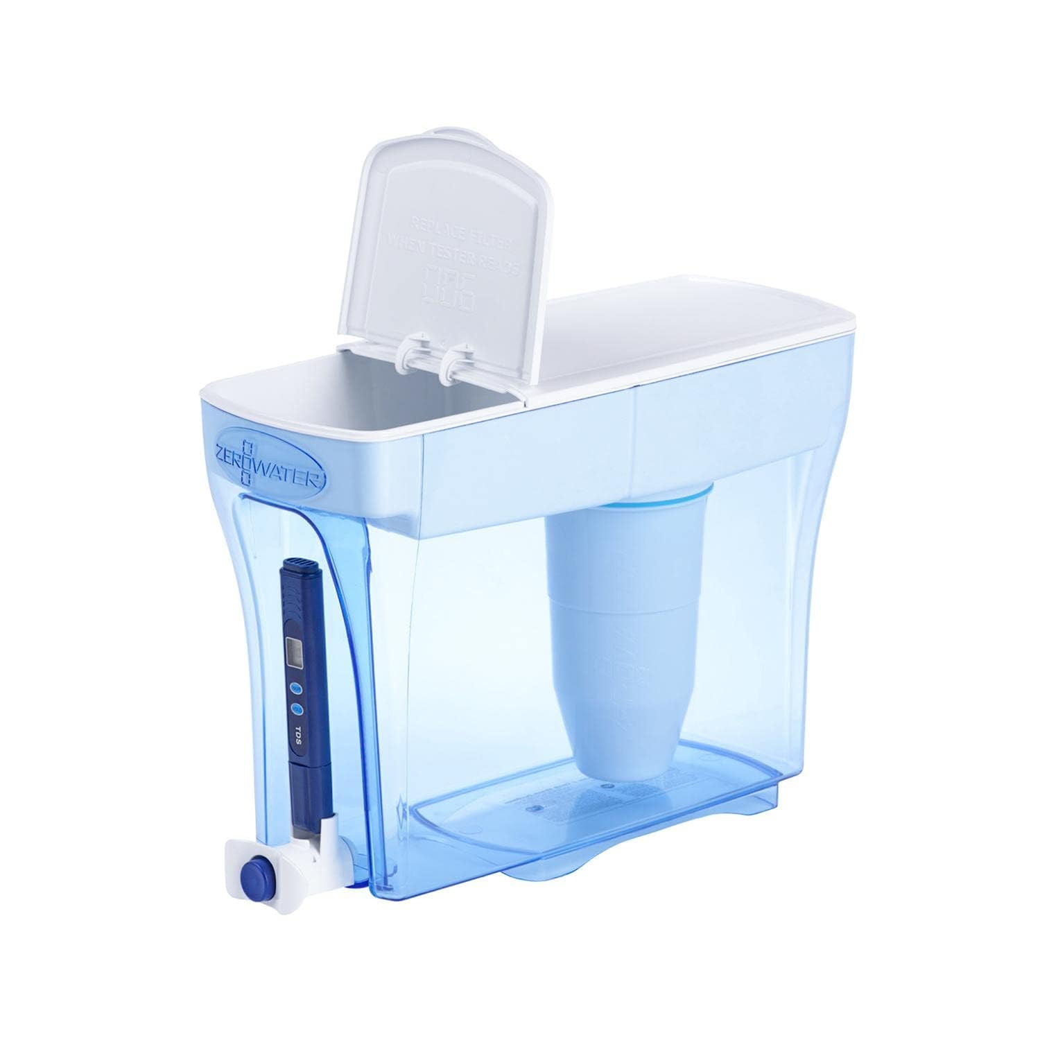 ZeroWater dispensador de 30 tazas, ideal para agua filtrada en casa