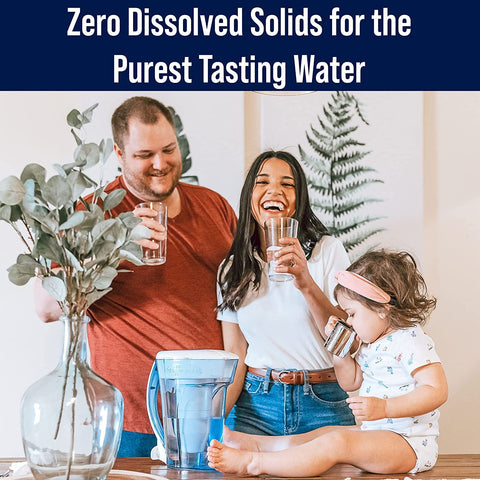 Tapa y accesorios de ZeroWater incluidos para rellenados limpios