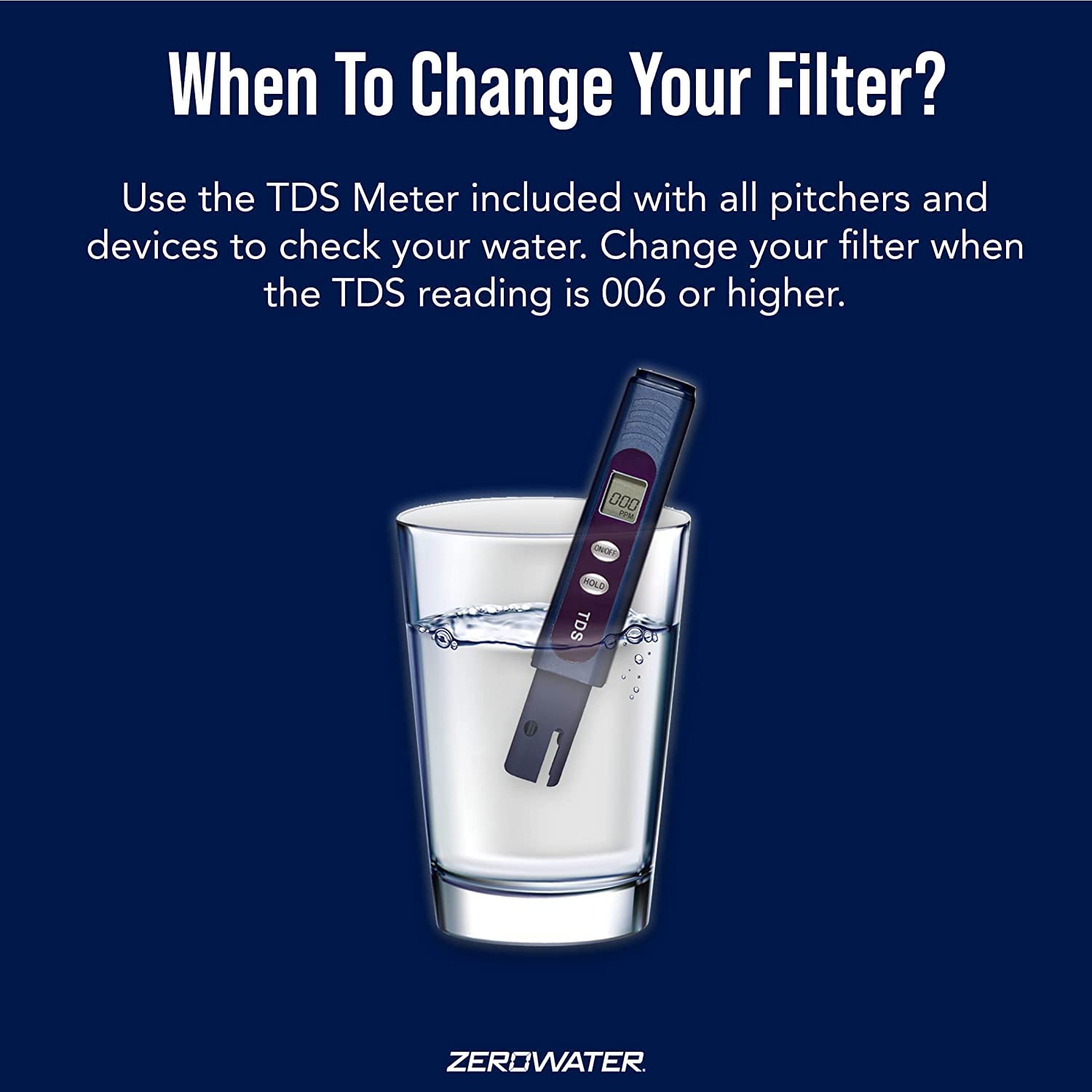 ZeroWater ZR-004: uso portátil para agua más limpia en casa.