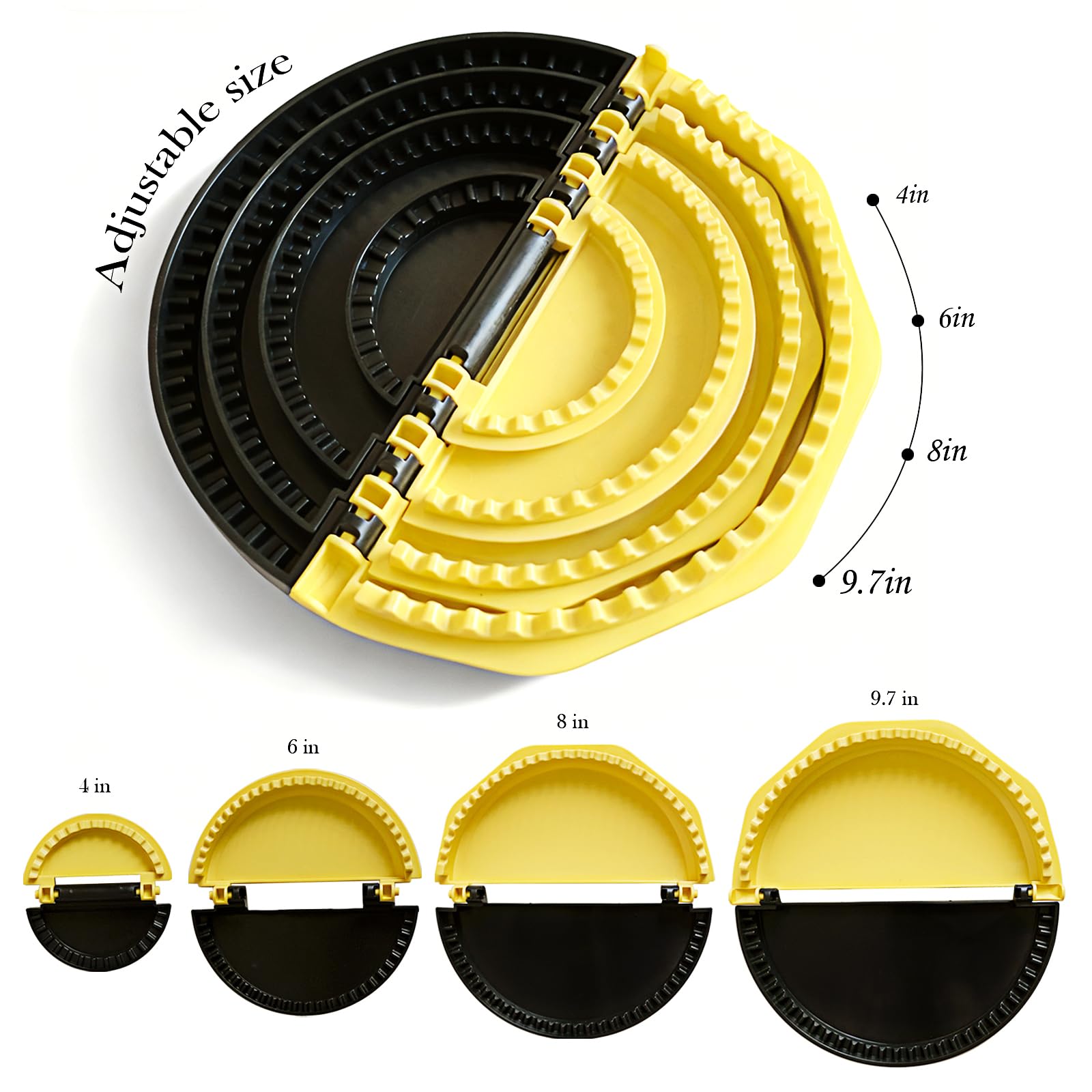 Prensa ZestKiidek para tortillas de 8 pulgadas, ideal para calzones o wraps crujientes.