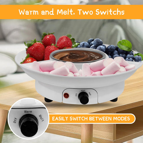 ZEVELOO fondue pot eléctrico: control de temperatura para resultados consistentes
