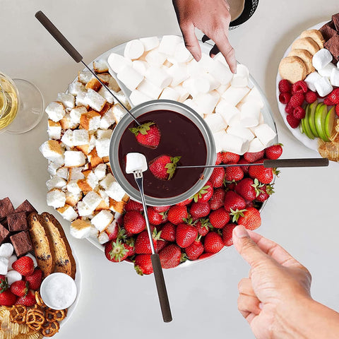 ZEVELOO fondue pot eléctrico: perfecta idea para noches de película en casa