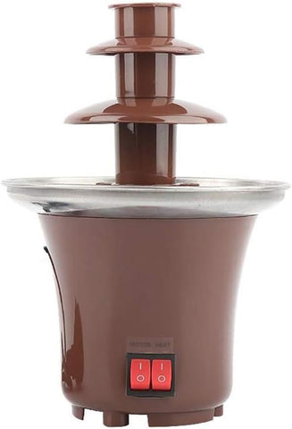 ZEVELOO Mini fuente de chocolate para fiestas, fondue elegante para reuniones.