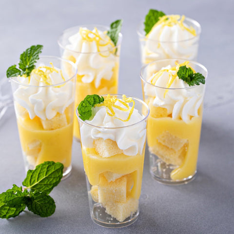 Uso multifuncional Zezzxu para aperitivos y postres en eventos.