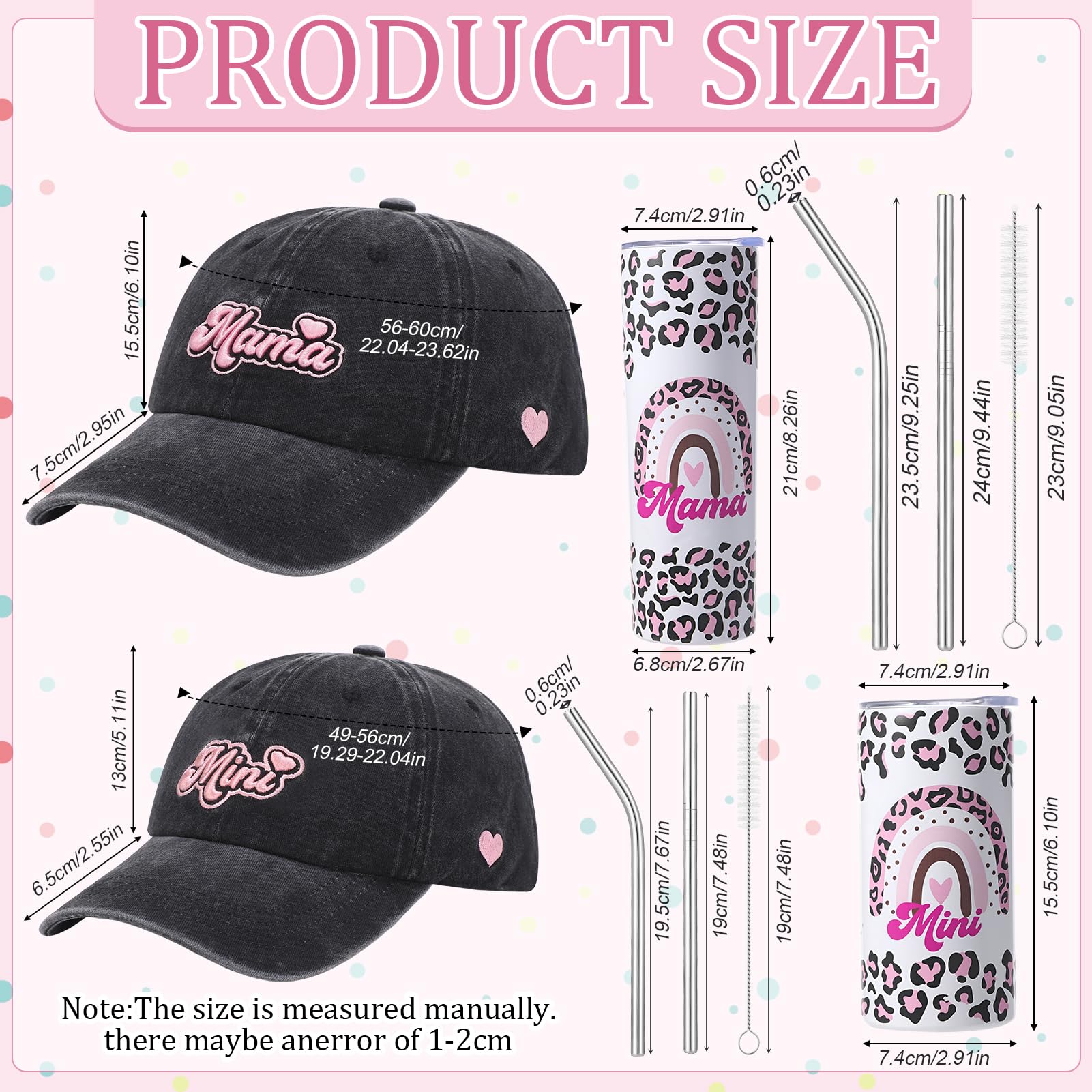 Gorra Zhamate bordada mamá, estilo coordinado para familia