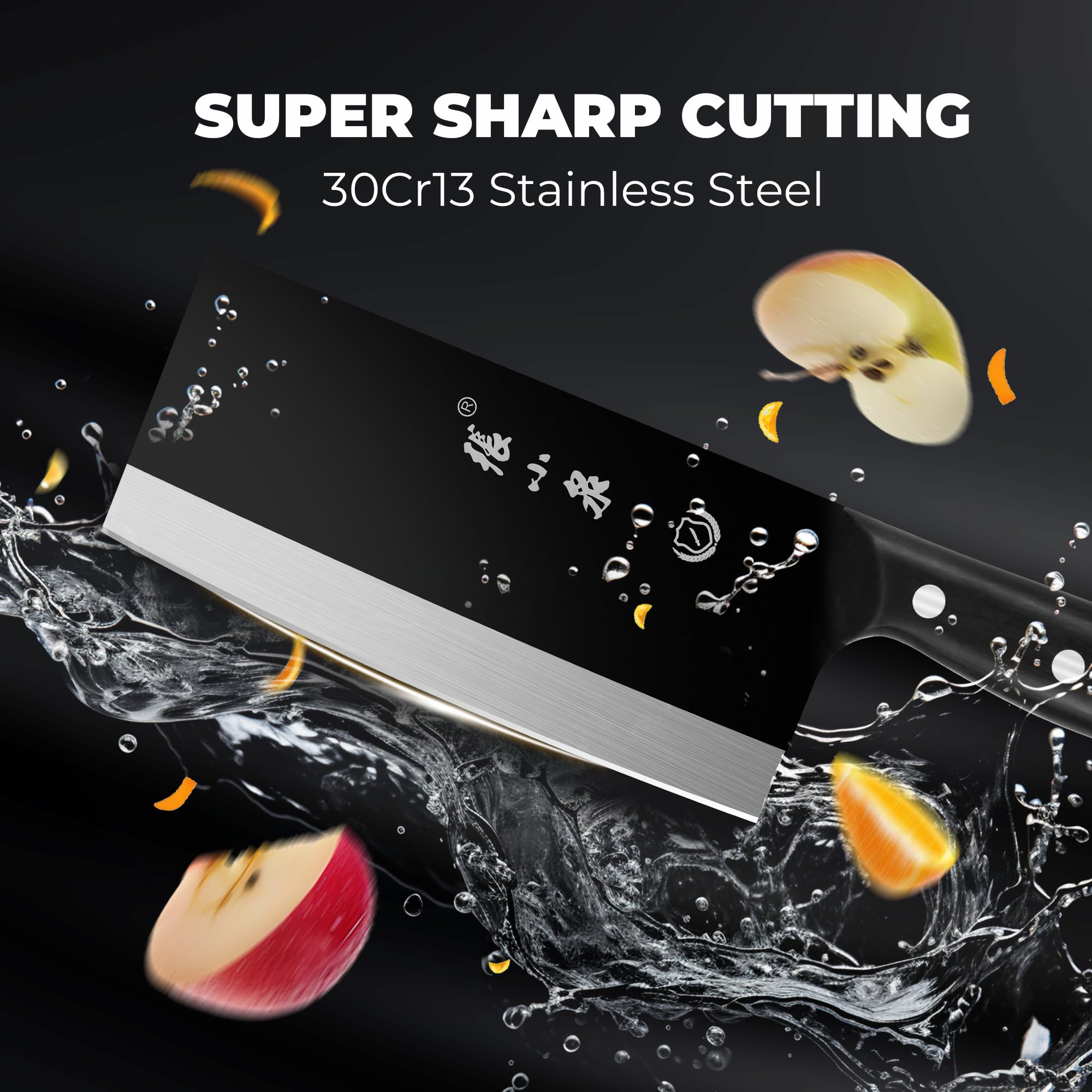 ZHANG XIAO QUAN corte preciso de verduras con este cuchillo.