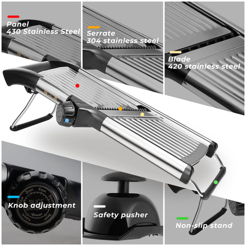 Empuje de seguridad protege las manos durante el corte