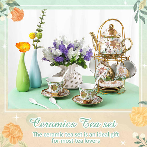 Conjunto Zhehao de porcelana completo, presentación elegante para ocasiones especiales