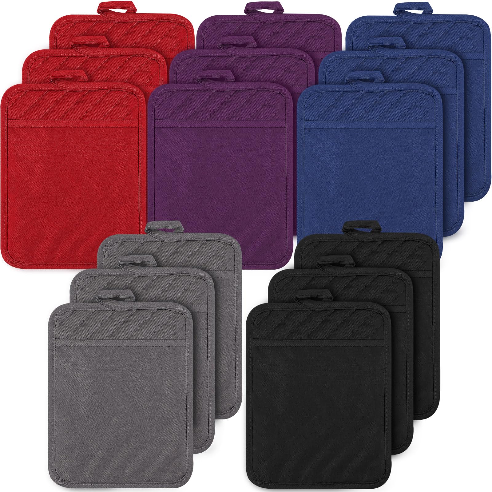 Guantes de cocina Zhehao multicolor para manejo de ollas calientes con seguridad.