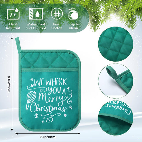 Diseño navideño en utensilios Zhehao para cocinar con ambiente festivo.