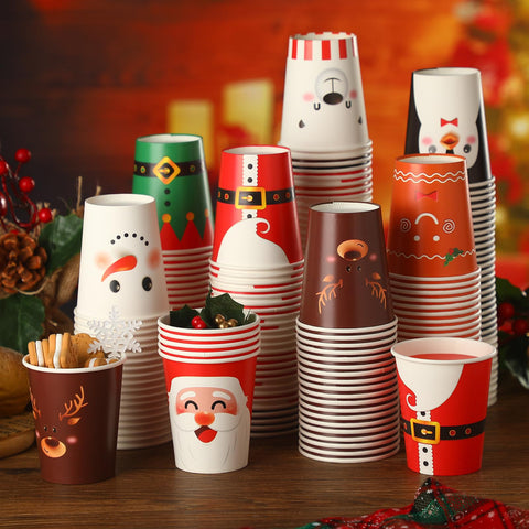 Tazas Zhehao para eventos navideños, útiles en banquetes.