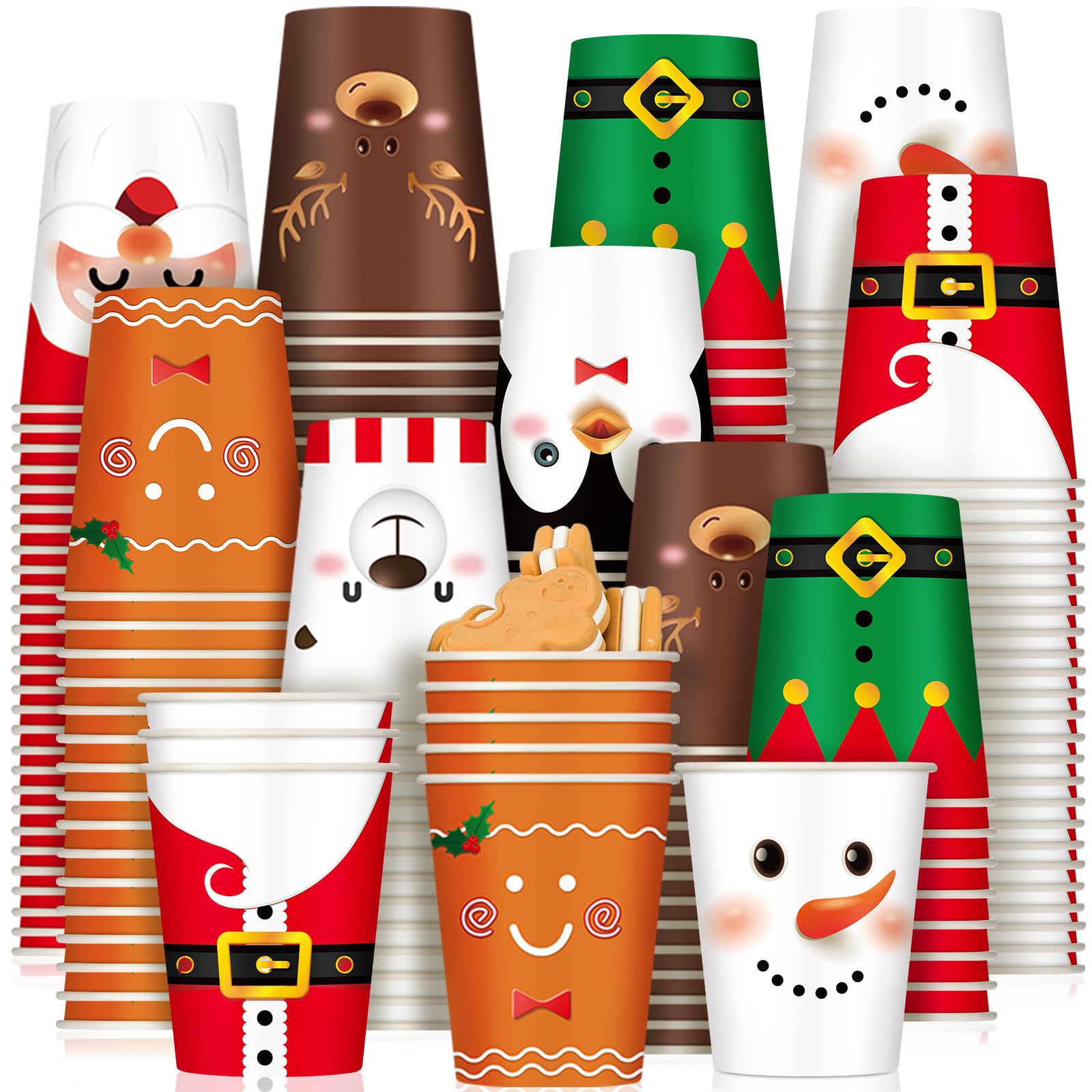 Taza Zhehao con Santa, ideal para bebidas festivas.
