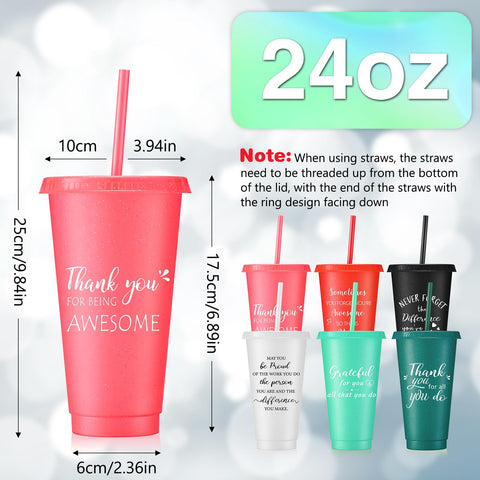 Vaso Zhehao colores brillantes 7 tonos para eventos