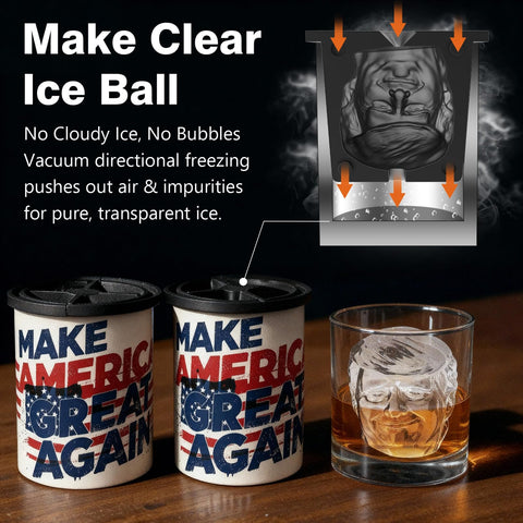 Zhitop moldea hielo claro con liberación fácil para preparar tragos.