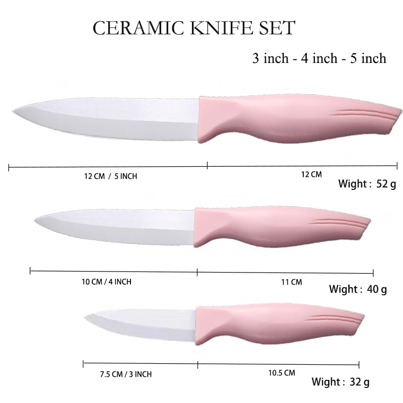 Cuchillo cerámico Zhiyun con funda de proteccion para almacenamiento seguro