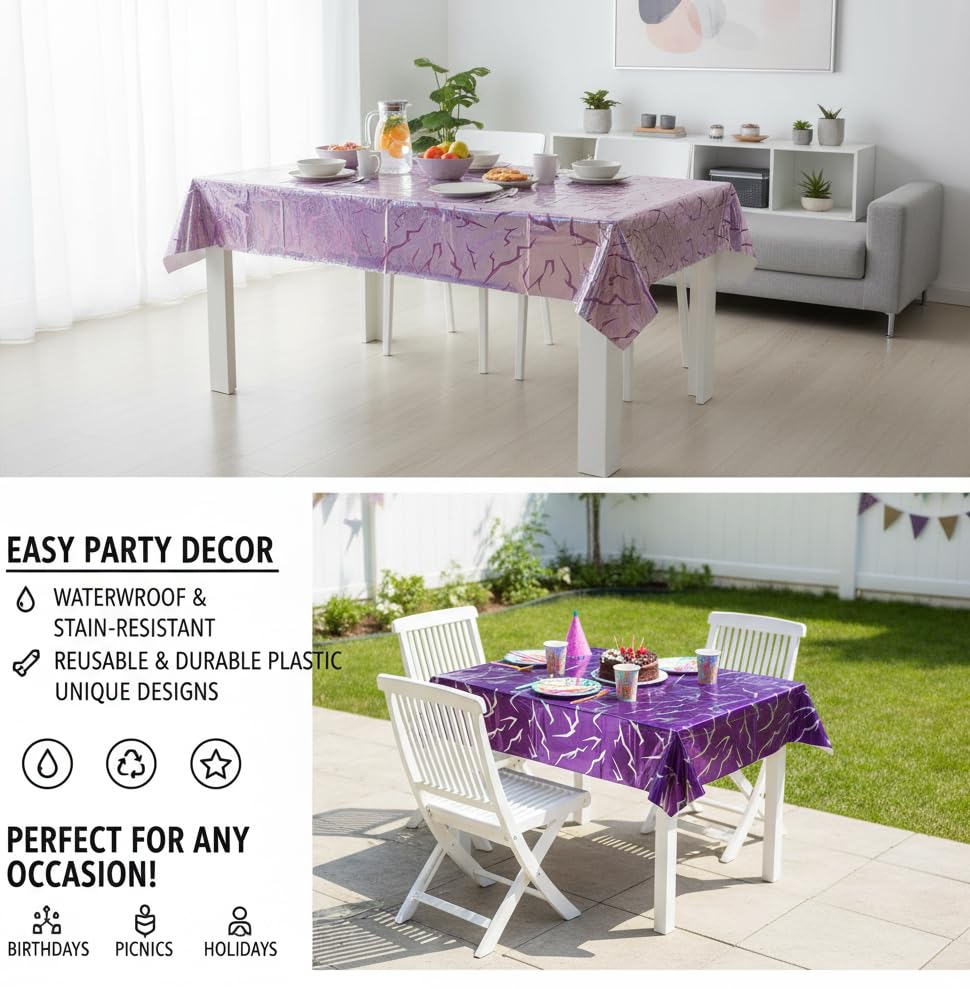Mantel de uso diario Zhoeybubi, perfecto para eventos y reuniones.